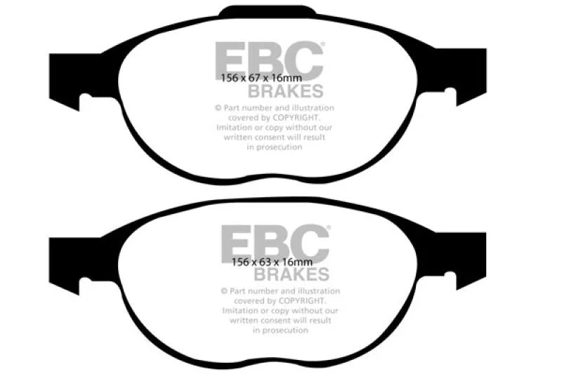 EBC - Front Greenstuff Pad PN DP21524