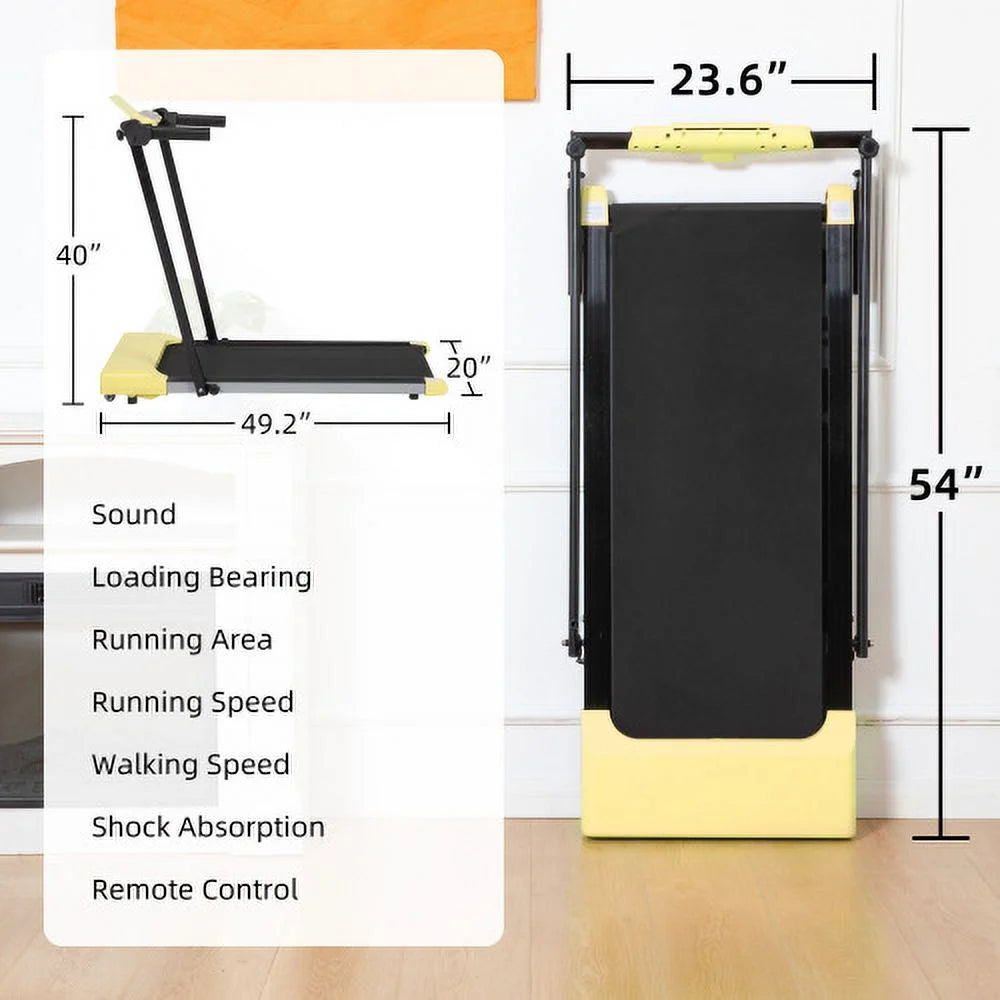 Ambifirner Portable Folding Treadmill, 3.0 HP Foldable Compact Treadmill for Home Office with 300 lb - Product image 14