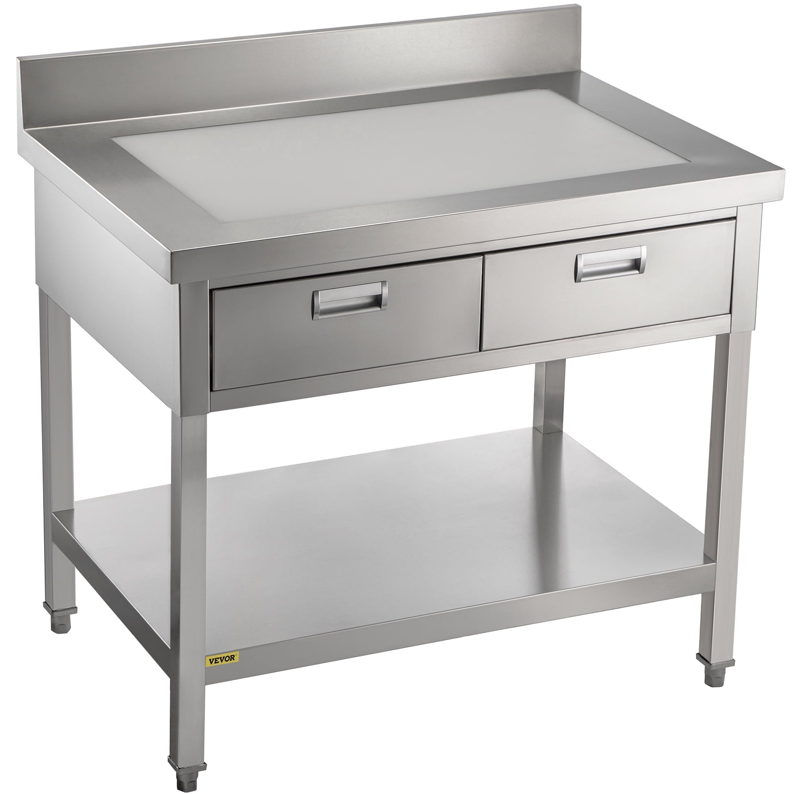 Commercial Work Table Workstation 24 x 42 Inches Commercial Food Prep Work Table with 2 Drawers - Product image 1