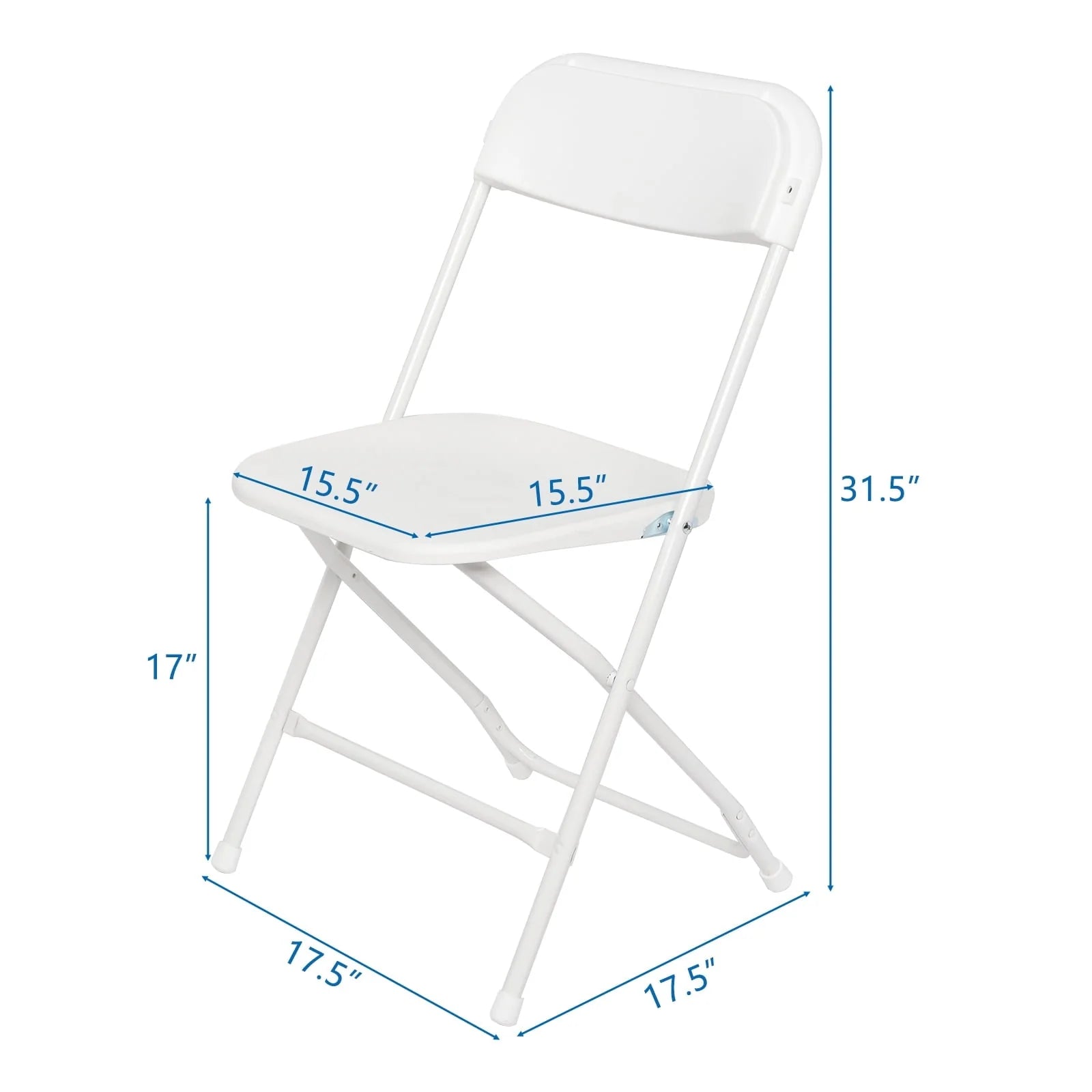 Ubesgoo 10 Packs Plastic Folding Chairs Wedding Banquet Seat Party Event Chair for Adults - Product image 7