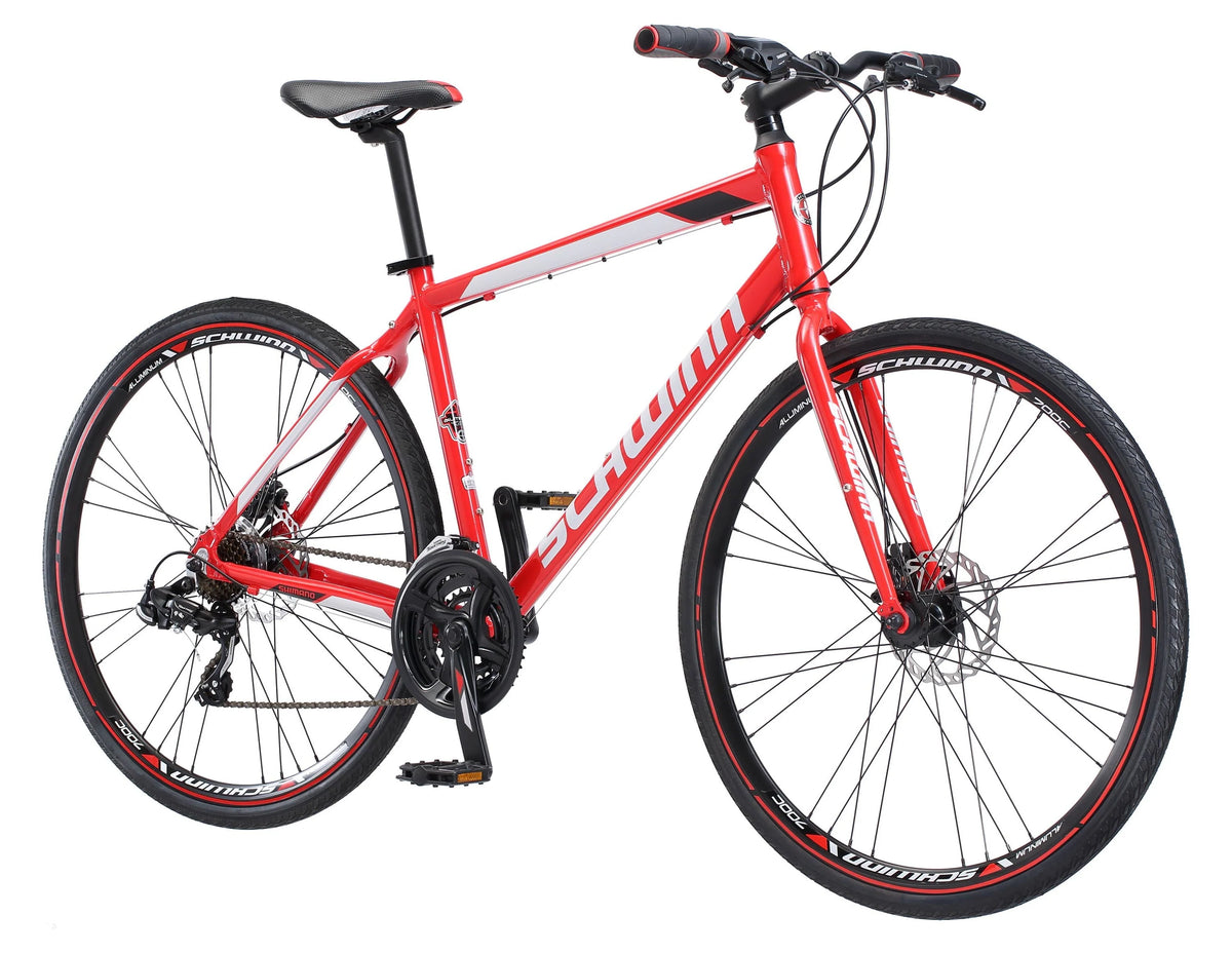 Schwinn Kempo Hybrid Bike, 700c Wheels, 21 Speeds, Mens Frame, Red - Product image 3