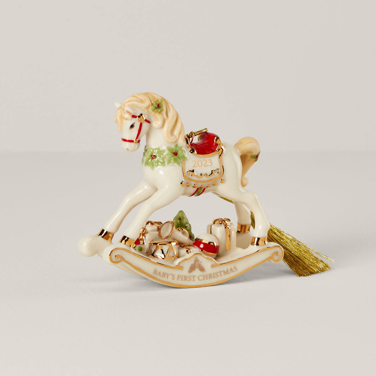 Lenox 2023 Baby's 1st Christmas Rocking Horse Ornament - Product image 1