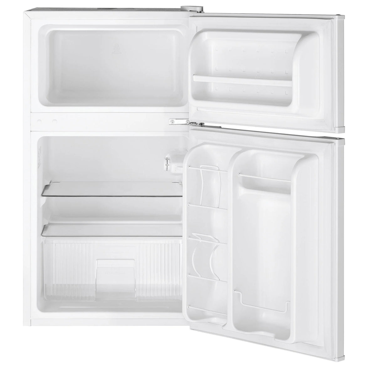 GE Appliances 3.1 Cu. Ft. Freestanding Double Door Compact Refrigerator, Steel - Product image 5