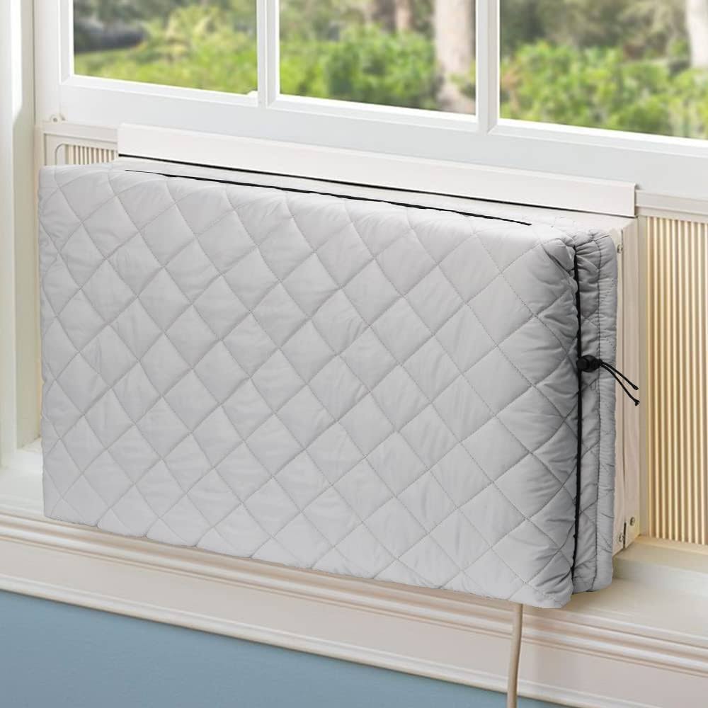 BEWAVE Indoor Air Conditioner Cover Window AC Unit Cover with Drawstring Double Insulation for - Product image 1