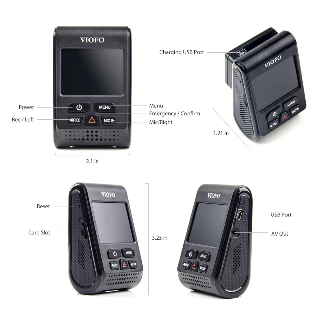VIOFO 2K Dash Cam 2560x1440p Quad HD+ Car Dash Camera, Ultra Clear Night Vision, GPS Included - Product image 5