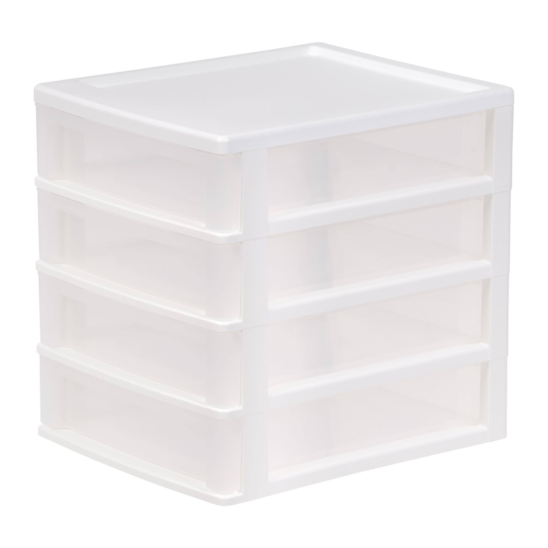 Iris 4 Drawer Desktop-Storage Unit White - Product image 1