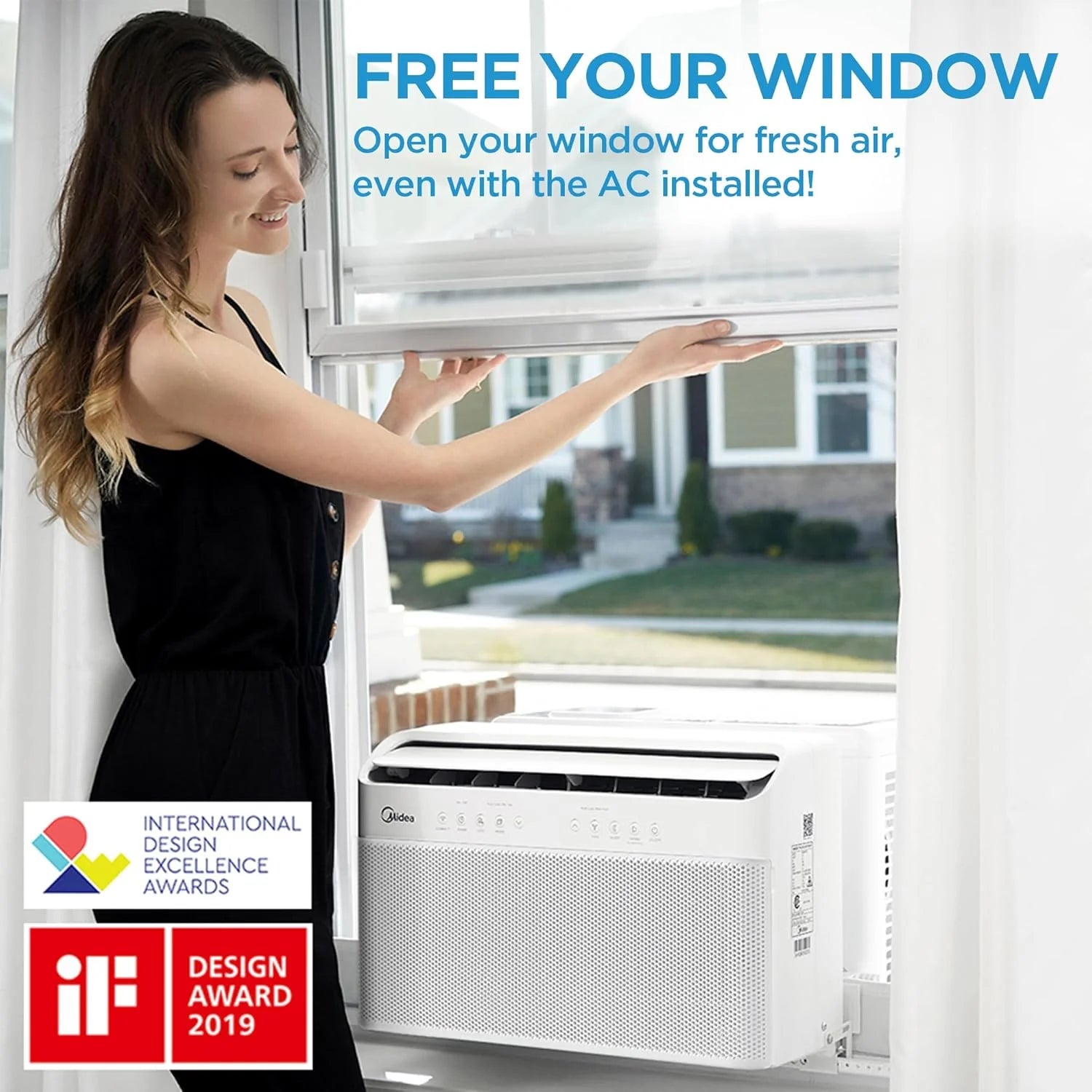 8, 000 BTU U-Shaped Smart Inverter Air Conditioner C Cools up to 350 Sq. Ft - Product image 4