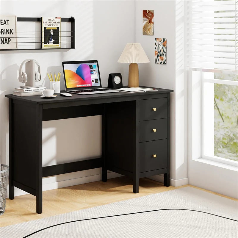 Computer Desk with 3 Storage Drawers, 48" Modern Home Office Desk with Spacious Desktop - Product image 12