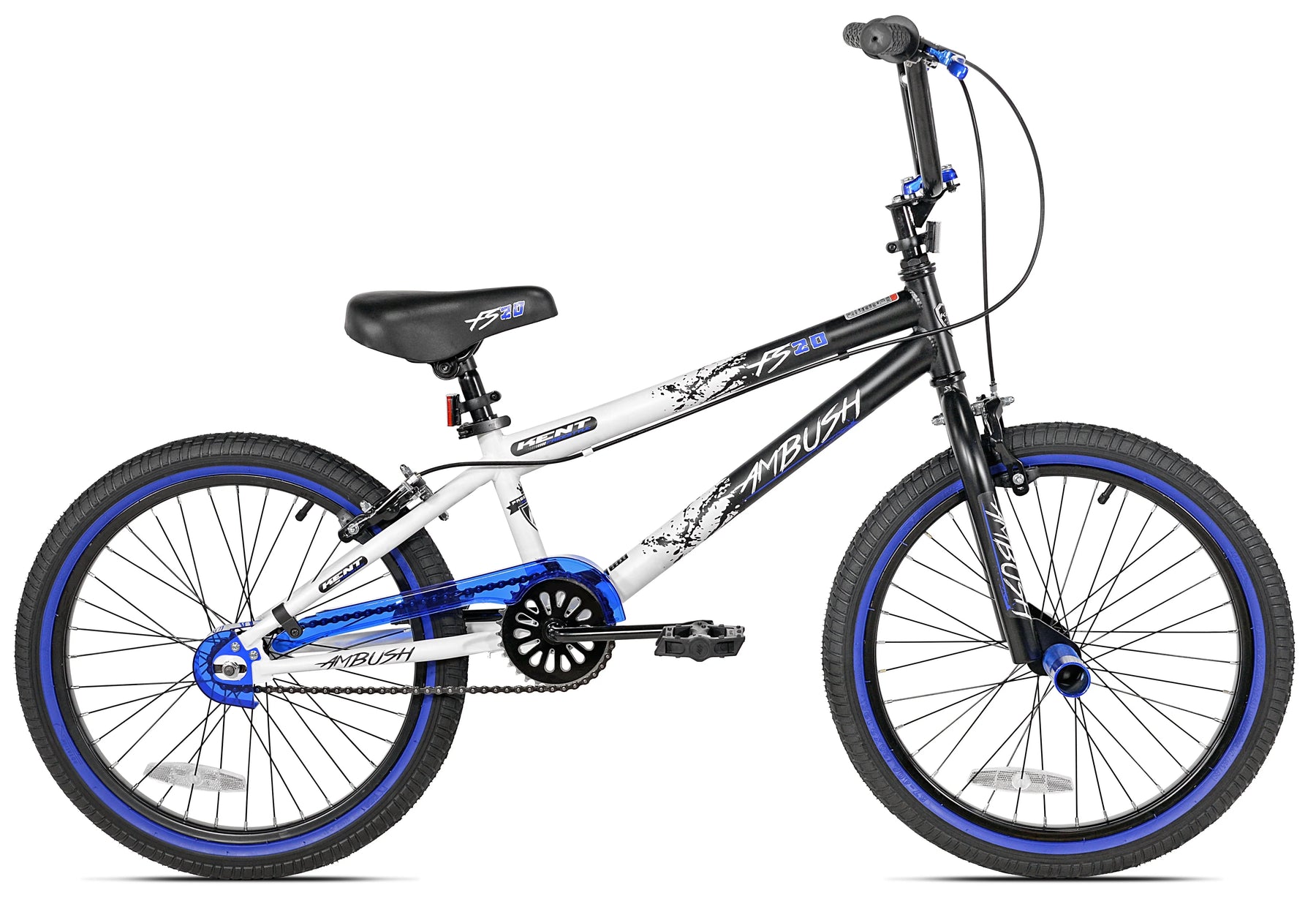 Kent Bicycles 20" Boy'S Ambush BMX Child Bike, Black/Blue - Product image 2
