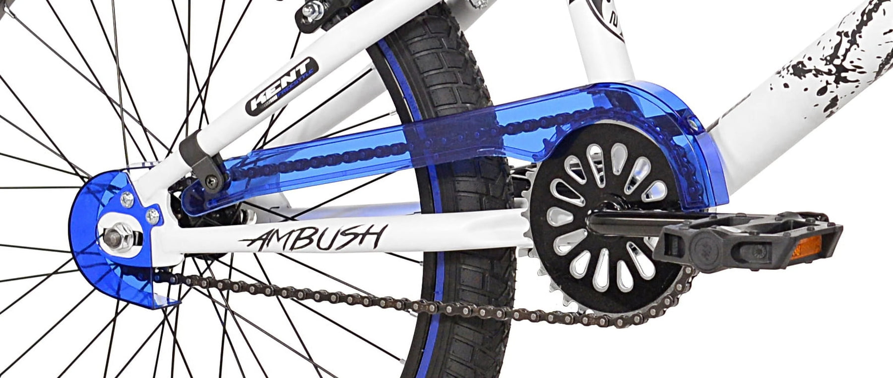 Kent Bicycles 20" Boy'S Ambush BMX Child Bike, Black/Blue - Product image 9