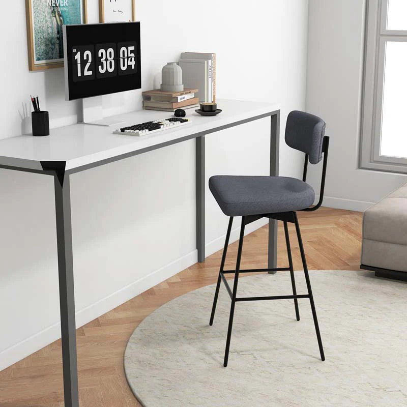 Swivel Bar Stools Set of 2, 29" Upholstered Bar Height Chairs with Back - Product image 16