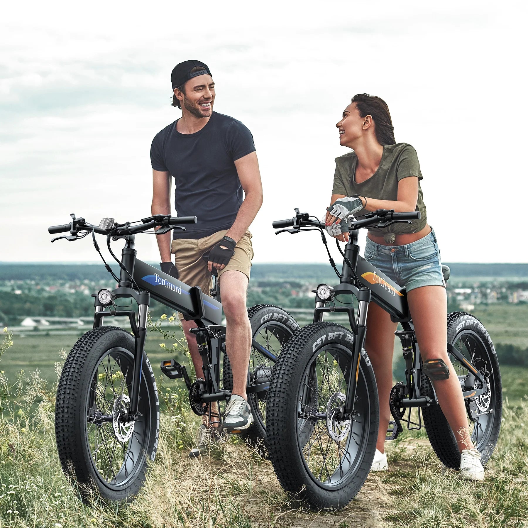 Totguard 26"x4" Electric Bike, Fat Tire 500W Ebike, Foldable Electric Bicycles E Bikes for Adults Electric - Product image 6