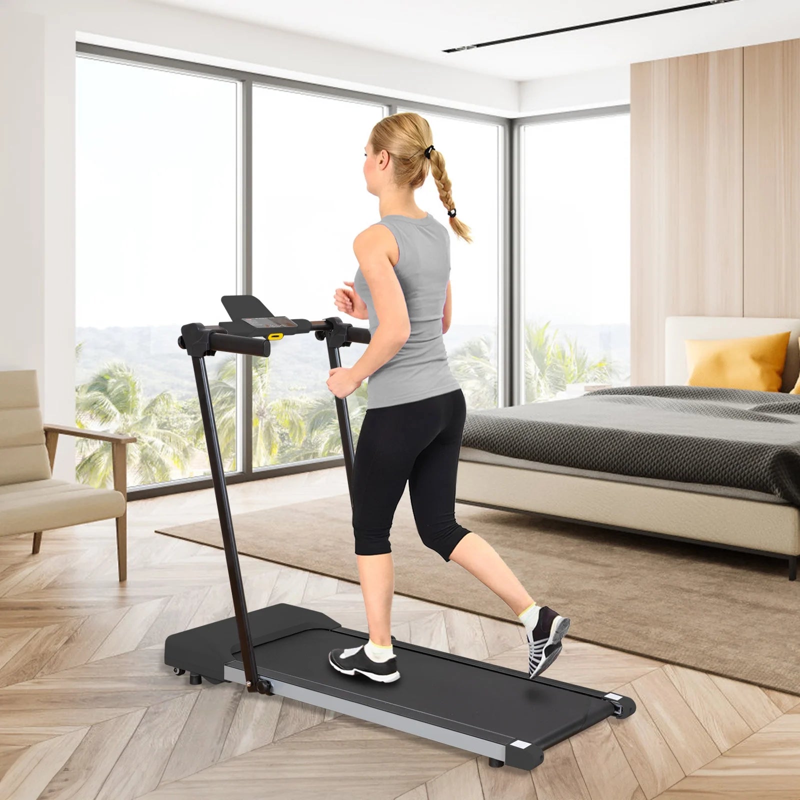 Ambifirner Portable Folding Treadmill, 3.0 HP Foldable Compact Treadmill for Home Office with 300 lb - Product image 20