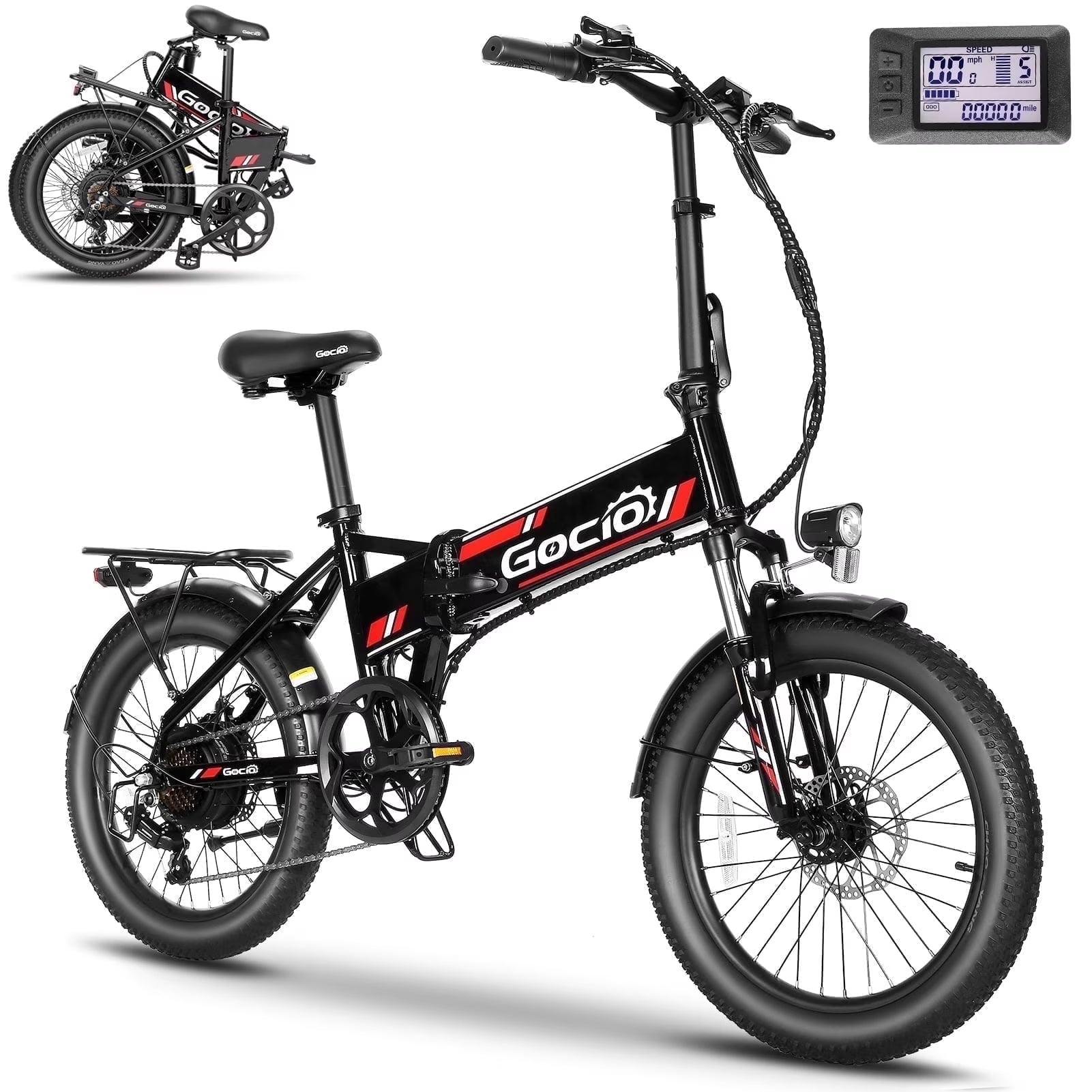 Gocio Foldable Electric Bike for Adults, Peak 750W Electric Mountain Bicycles - Product image 3