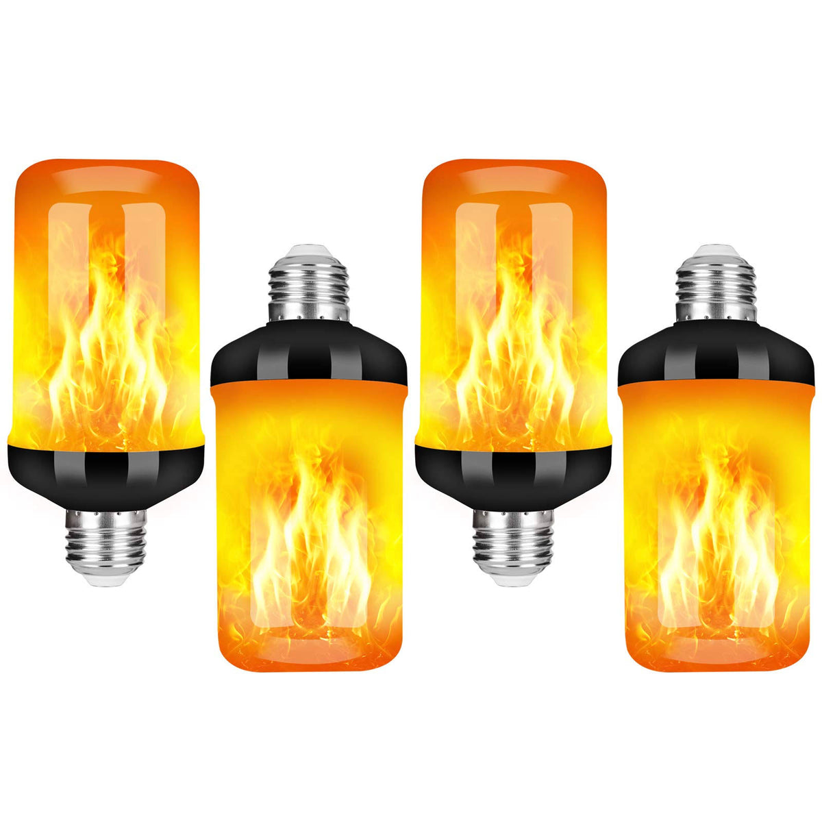 Y- Stop LED Flame Light Bulbs, 4 Modes Flickering Light Bulb with Upside Down Effect - Product image 1