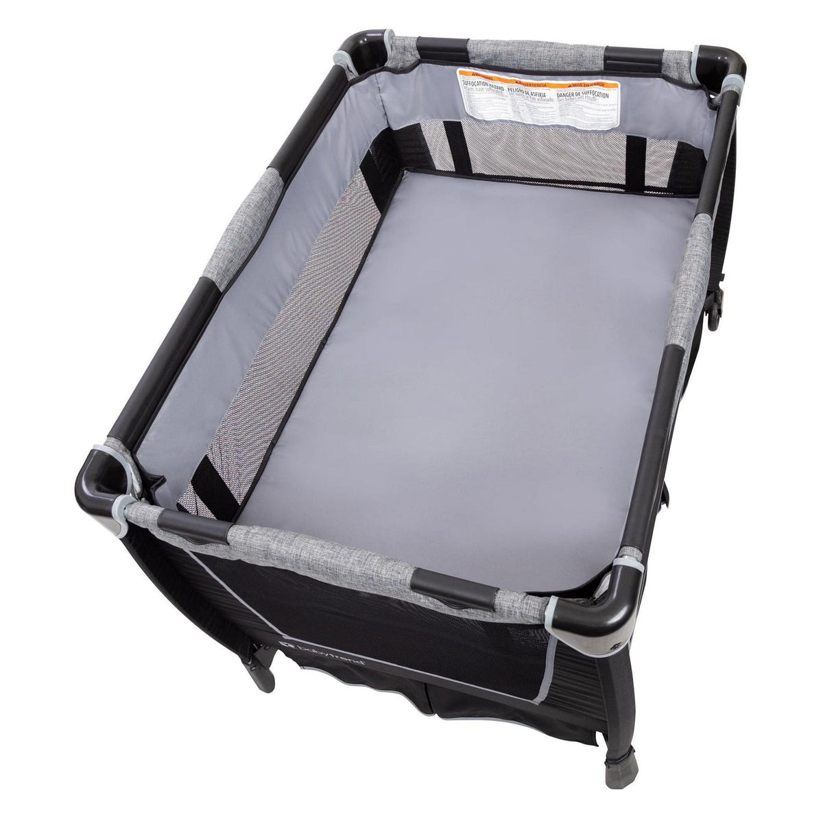 Baby Trend Simply Smart Nursery Center Playard with Bassinet and Travel Bag - Whisper Grey - Product image 5