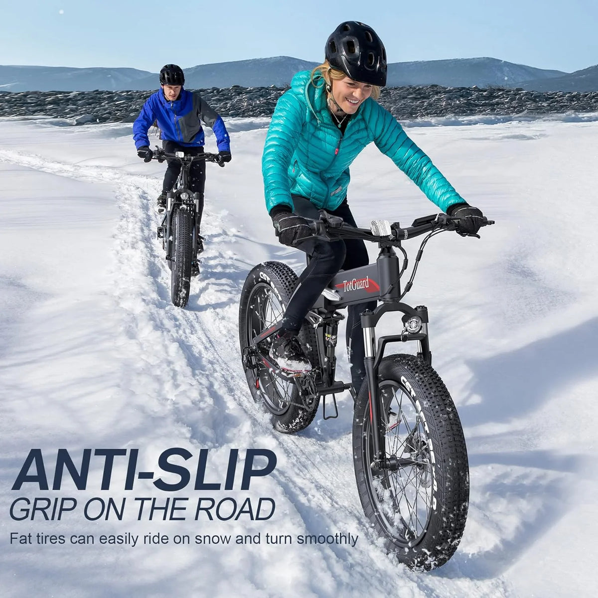 Totguard 26"x4" Electric Bike, Fat Tire 500W Ebike, Foldable Electric Bicycles E Bikes for Adults Electric - Product image 43