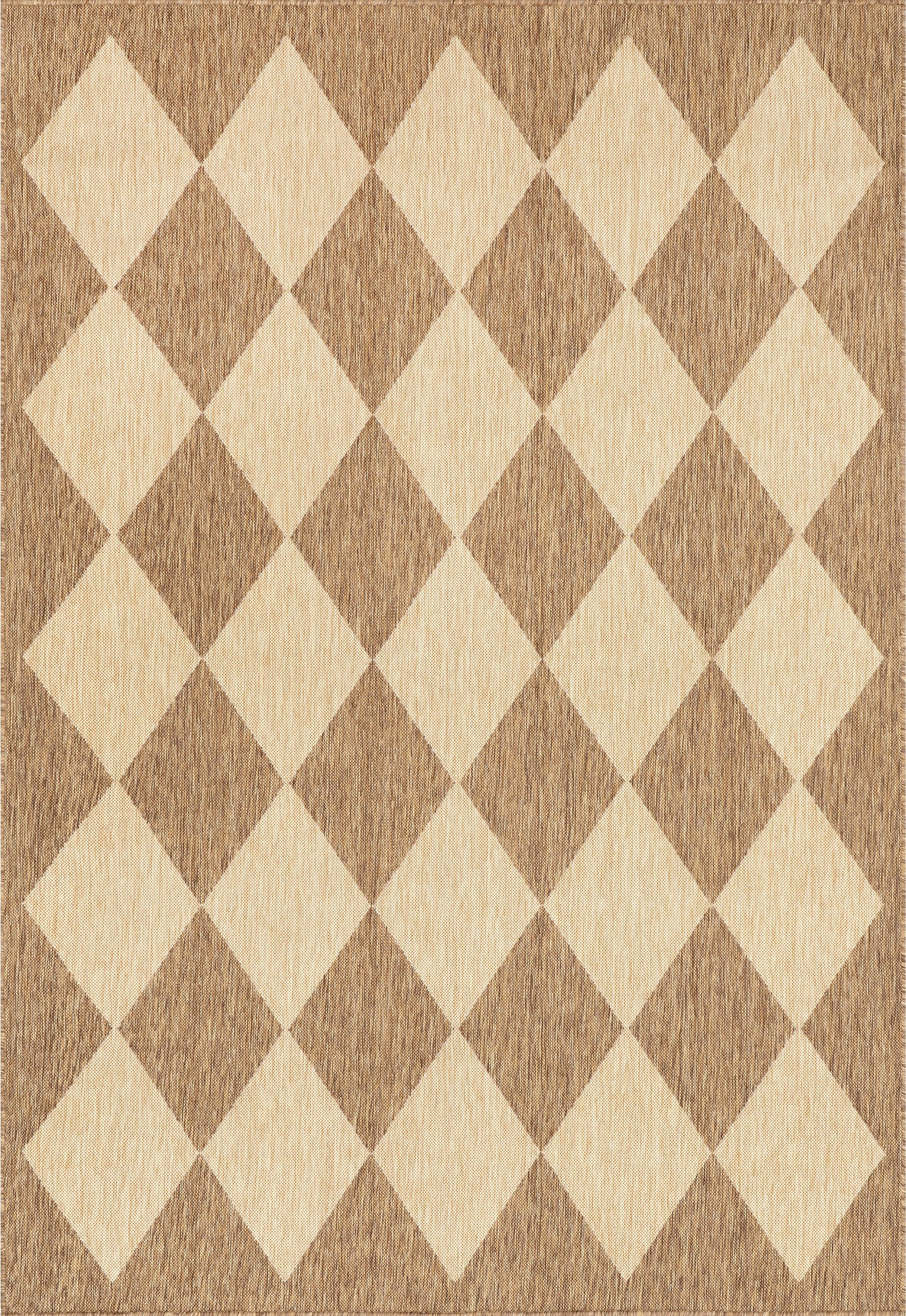 nuLOOM Sabina Diamond Trellis Indoor/Outdoor Area Rug - Beige 5' x 8' - Product image 1