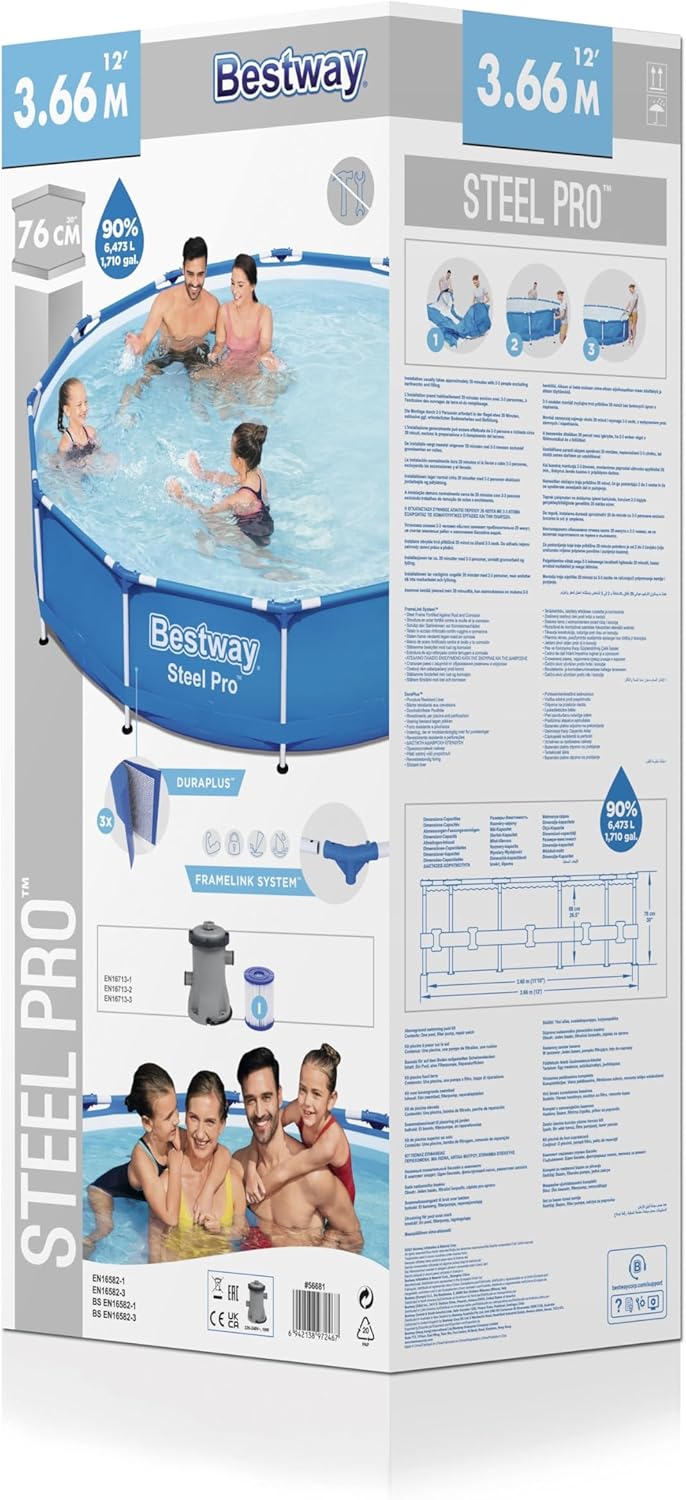 Dismountable swimming pool 366 x 76 cm