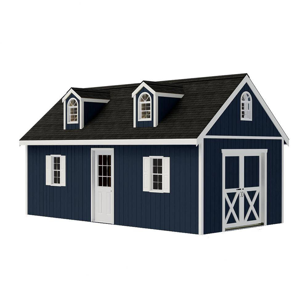 Best Barns Arlington 12 ft. x 20 ft. Wood Storage Shed Kit, Clear - Product image 1