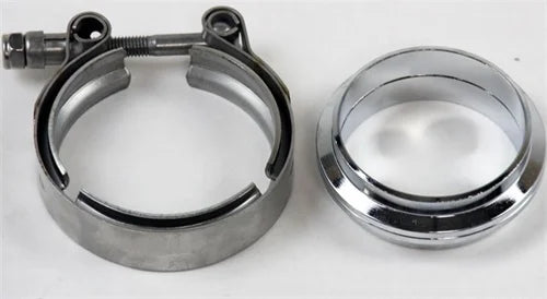 Granatelli V-Bands And Clamps - Stainless Steel Flat Flange 308535
