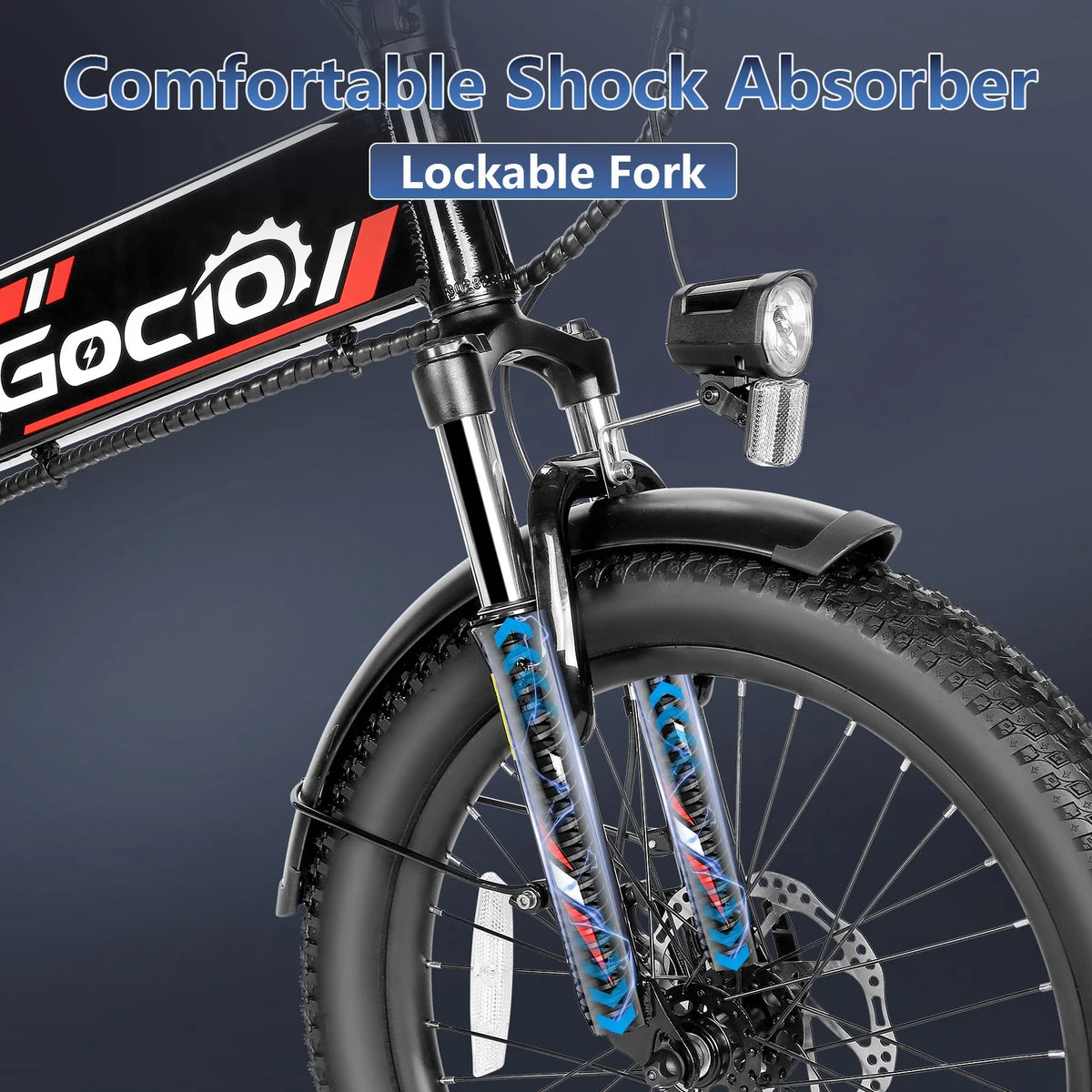 Gocio Foldable Electric Bike for Adults, Peak 750W Electric Mountain Bicycles - Product image 18