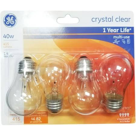 GE Ceiling Fan Bulb, 40W, 4pk - Product image 1