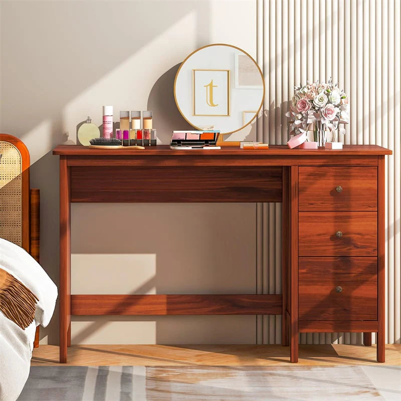 Computer Desk with 3 Storage Drawers, 48" Modern Home Office Desk with Spacious Desktop - Product image 22