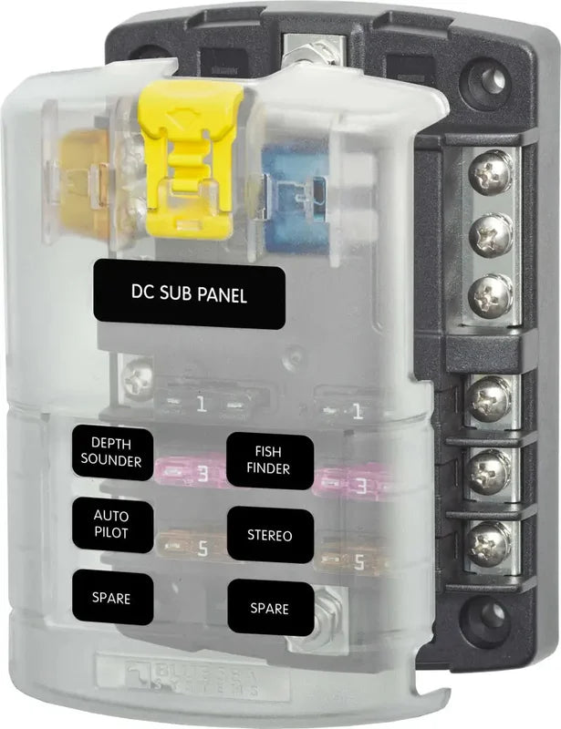 5025 Blue Sea Fuse Block 32 Volts DC