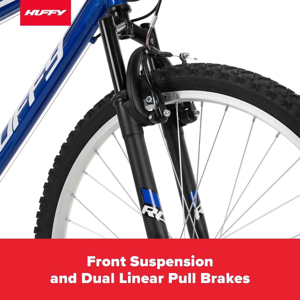 Huffy 26" Rock Creek Mountain Bike, Fits Riders 5'0"+, Blue, Adult, Men'S - Product image 5
