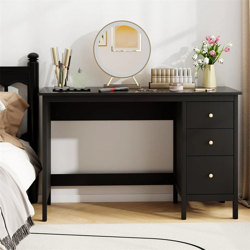 Computer Desk with 3 Storage Drawers, 48" Modern Home Office Desk with Spacious Desktop - Product image 13