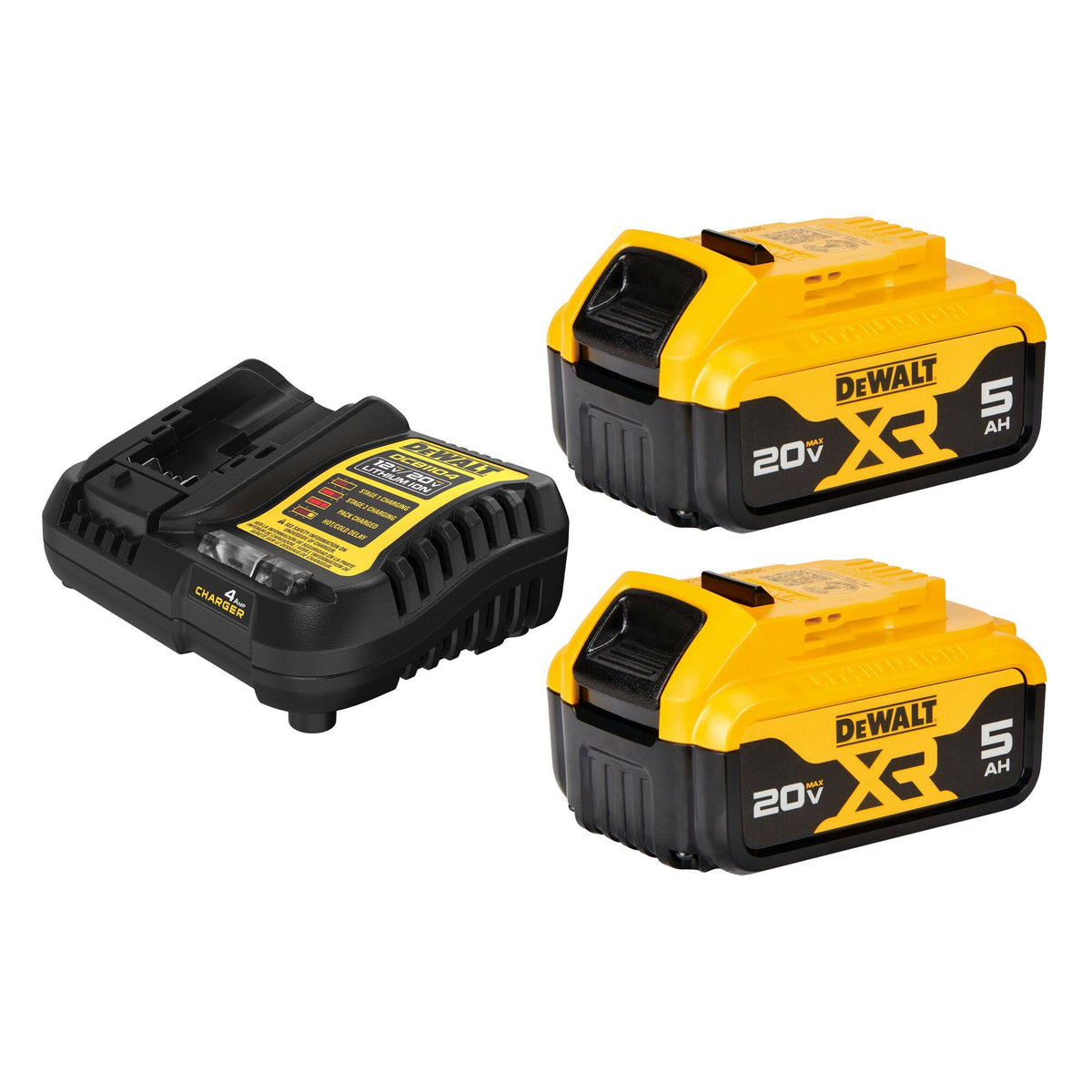 DeWalt 20V Max XR Premium Lithium-Ion 5Ah Starter Kit - DCB205-2C - Product image 1