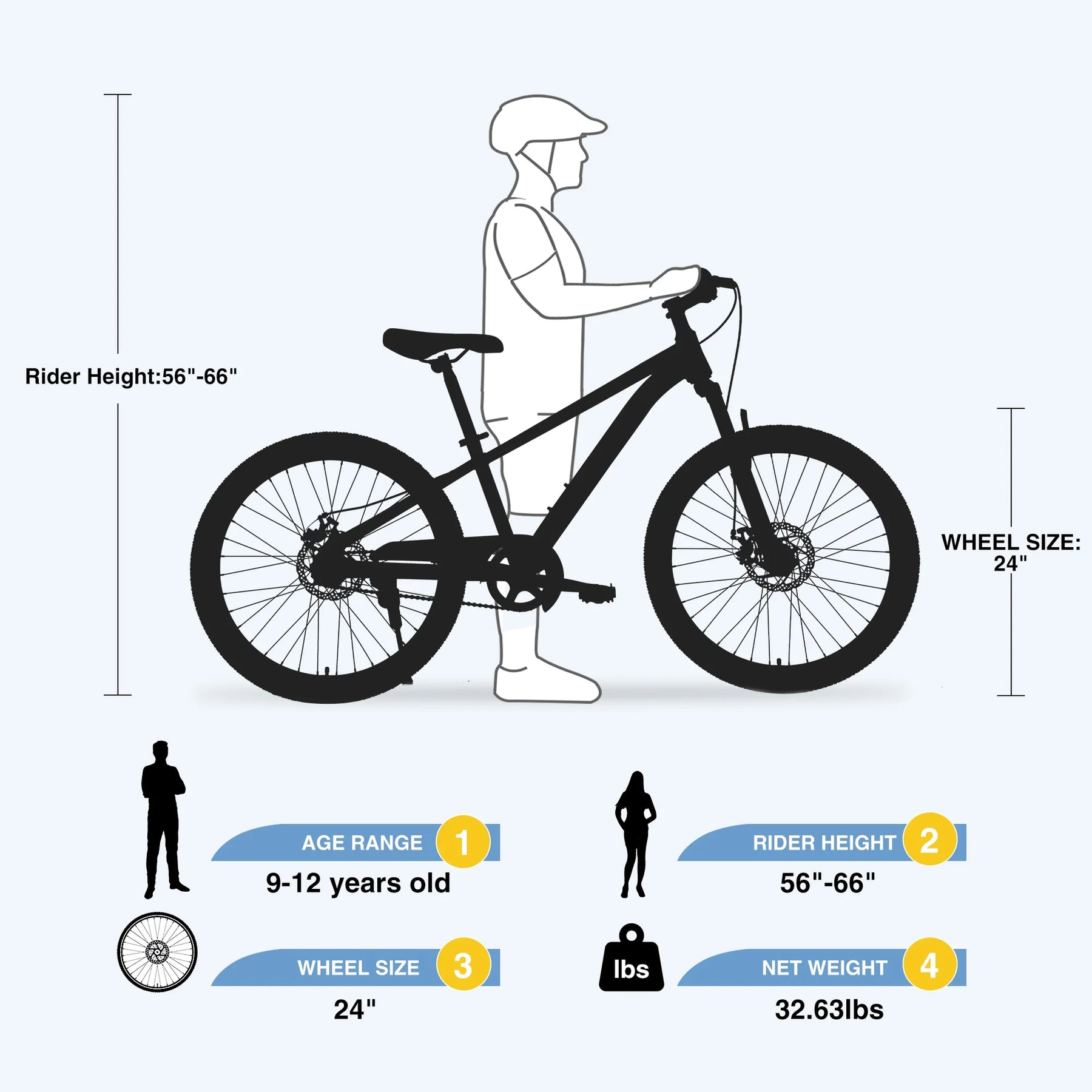 Zukka 20 in Kids Mountain Bike Steel Frame Hardtail Bicycle for Child Aged 7 - 10 Years Pink - Product image 20