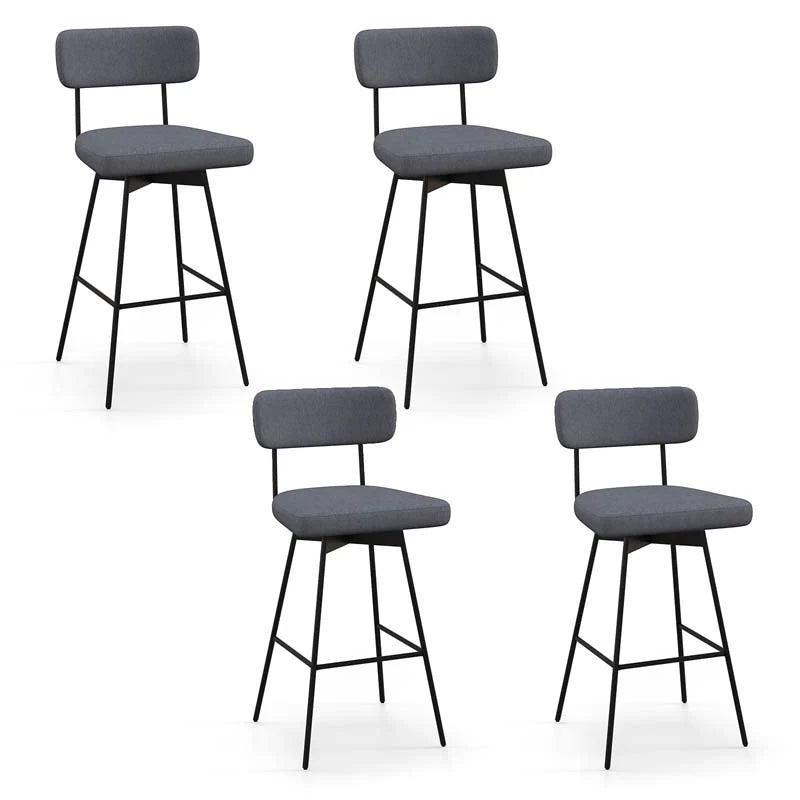 Swivel Bar Stools Set of 2, 29" Upholstered Bar Height Chairs with Back - Product image 14