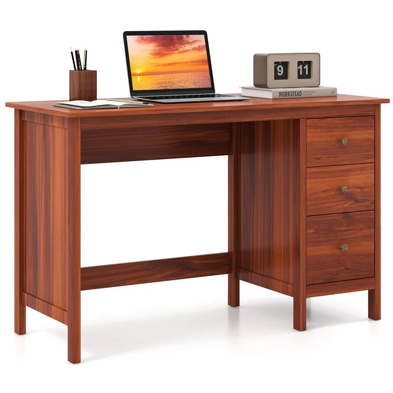 Computer Desk with 3 Storage Drawers, 48" Modern Home Office Desk with Spacious Desktop - Product image 21