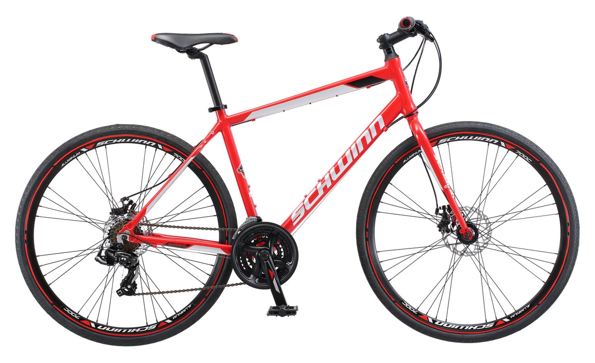 Schwinn Kempo Hybrid Bike, 700c Wheels, 21 Speeds, Mens Frame, Red - Product image 2