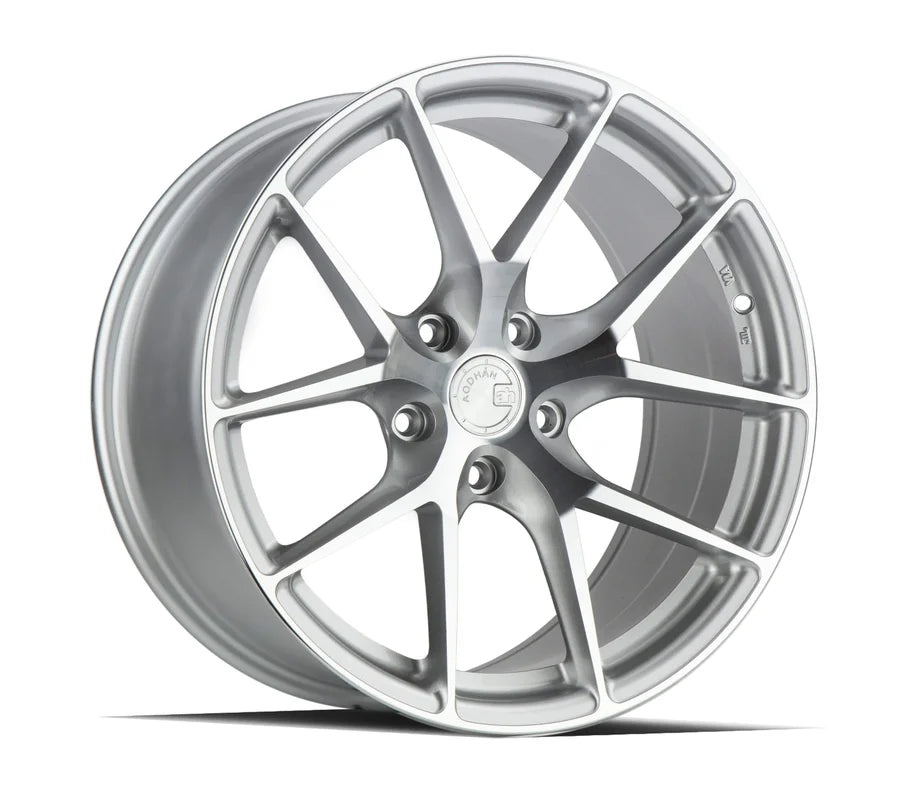 Aodhan AFF7 18" 5x114.3 Gloss Silver Machined Face