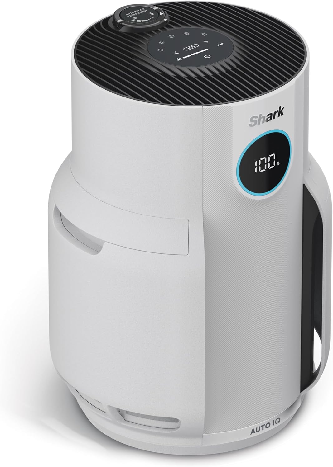 Shark NeverChange up to 5 years Air Purifier, 5-year HEPA Filter, 60m² Coverage, Captures 99.97% of Allergens, Automatic Mode, Quiet, LED Display, for Home and Bedroom, White HP150EU