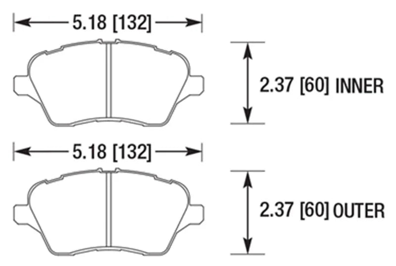 Hawk Performance HB725 Series Brake Pad