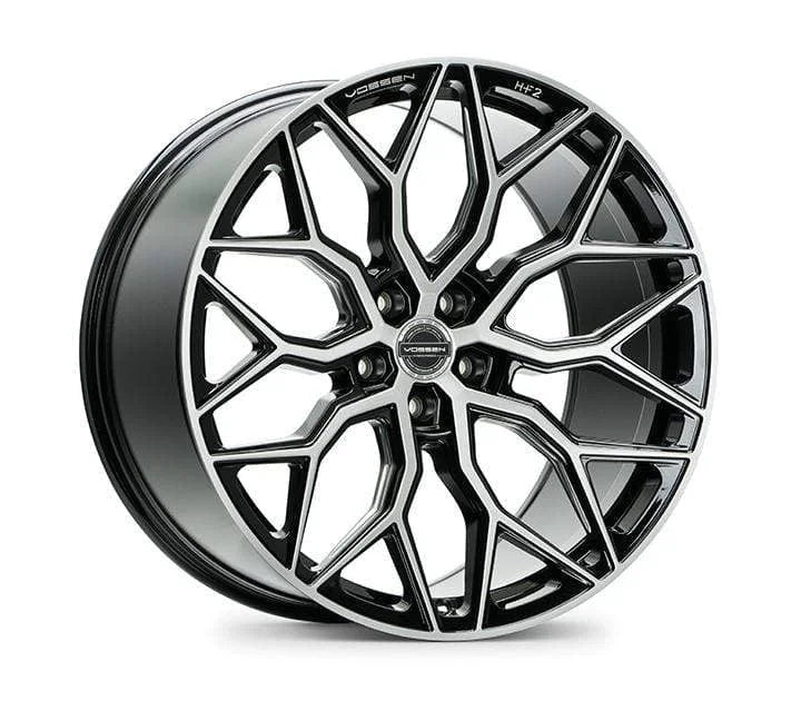 Vossen HF-2 19" 5x112 Wheel in Brushed Gloss Black