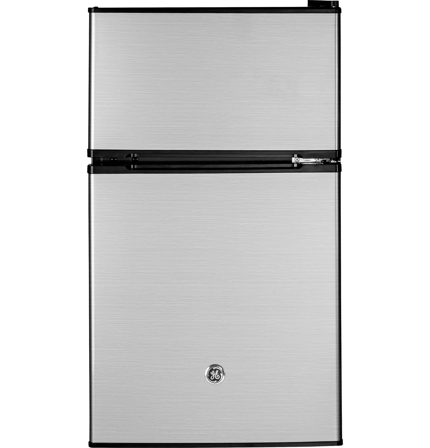 GE Appliances 3.1 Cu. Ft. Freestanding Double Door Compact Refrigerator, Steel - Product image 1