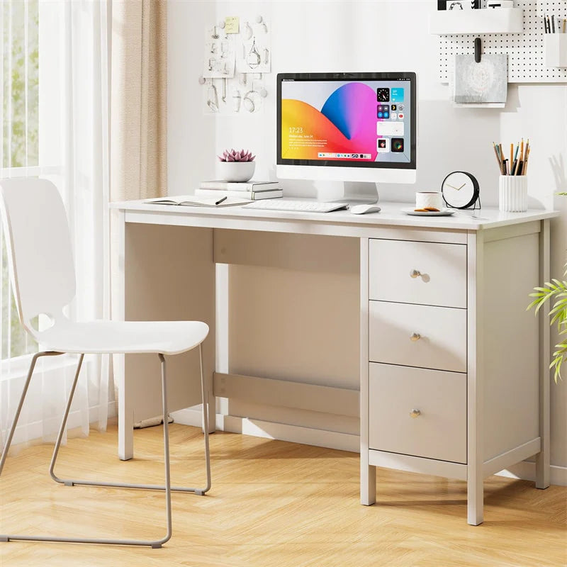 Computer Desk with 3 Storage Drawers, 48" Modern Home Office Desk with Spacious Desktop - Product image 10
