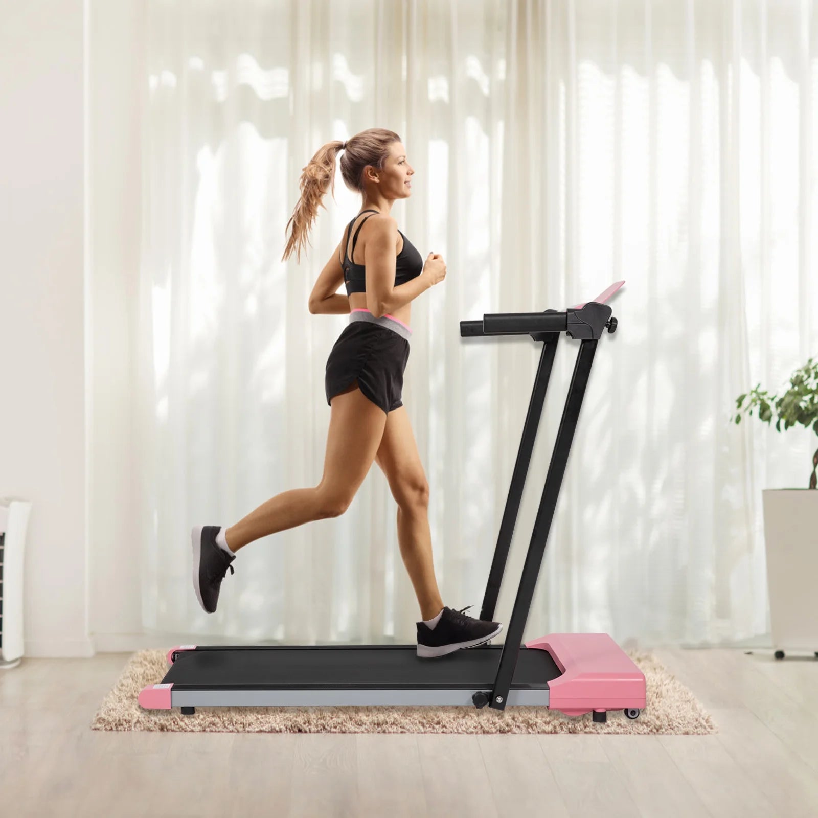 Ambifirner Portable Folding Treadmill, 3.0 HP Foldable Compact Treadmill for Home Office with 300 lb - Product image 2