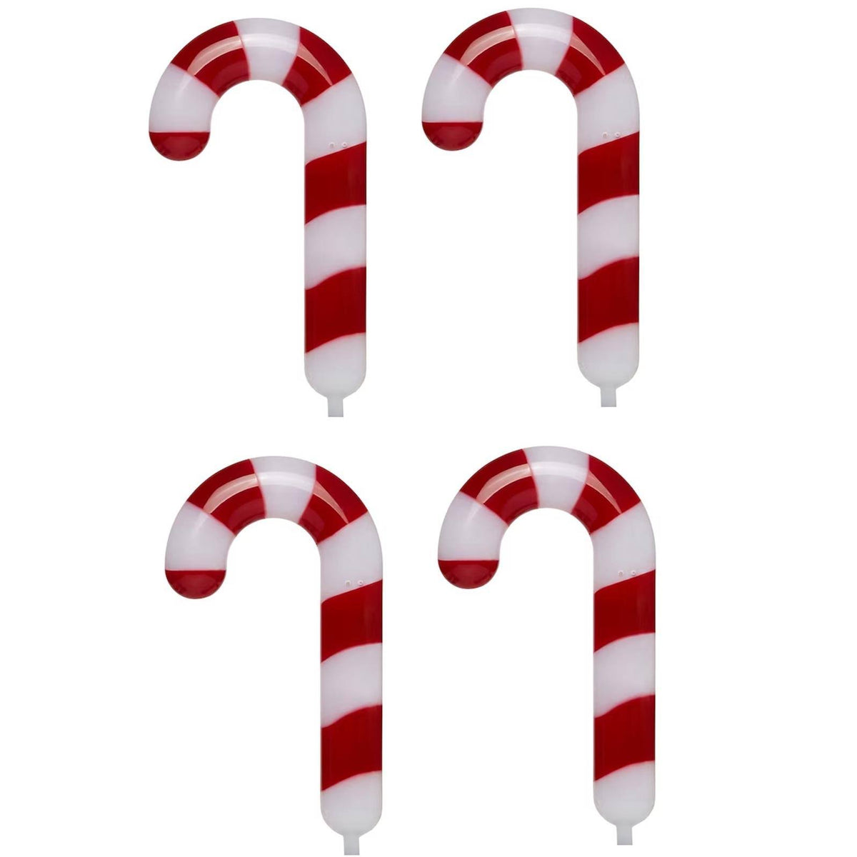 GE Staybright 4-Marker White Candy Cane Christmas Pathway Markers - Product image 1