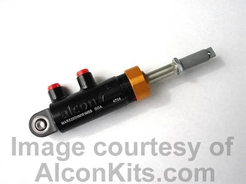Alcon Master Cylinder with Pivot Mount - 0.625" Bore (Gold Nut)