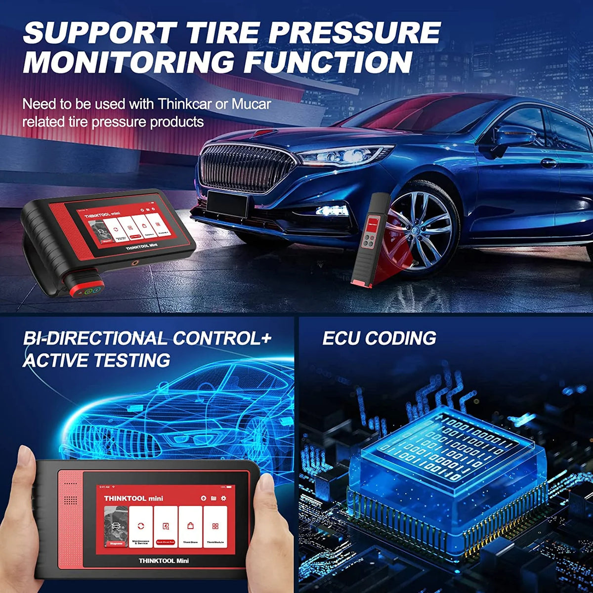 THINKCAR Car Diagnostic Scan Tool OE - Level All Systems Diagnostic 28+ Services Autoauth for FCA SGW - Product image 2