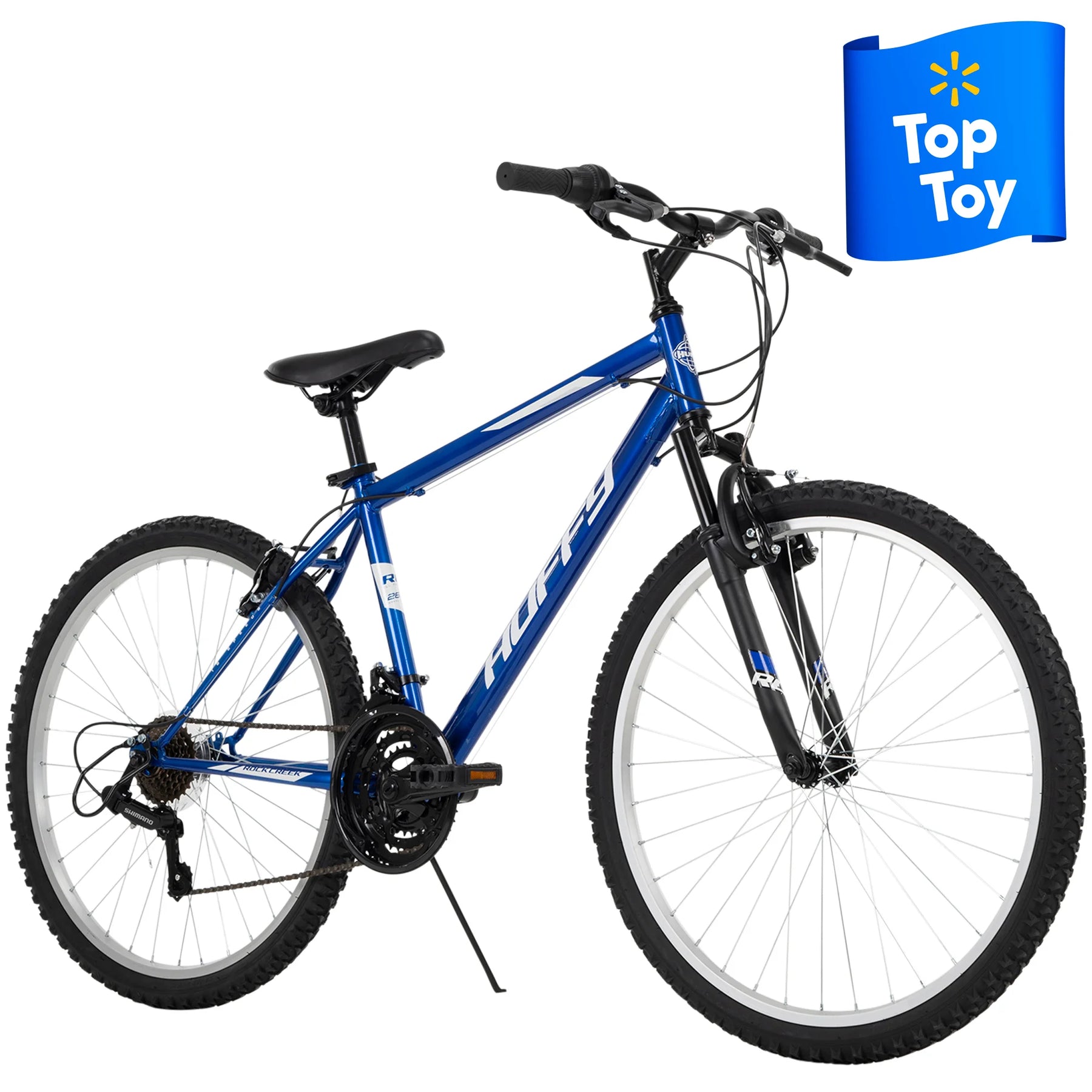 Huffy 26" Rock Creek Mountain Bike, Fits Riders 5'0"+, Blue, Adult, Men'S - Product image 2