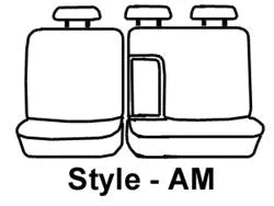 SS7457PCCH Covercraft Seat Cover Seat Style AM - 60/40 Split Bench