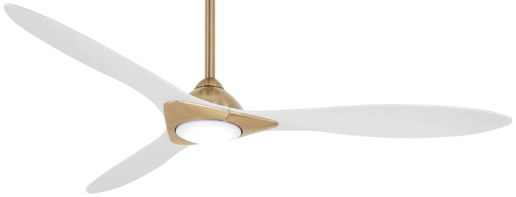 Minka Aire Sleek 60" Ceiling Fan in Soft Brass - Product image 1