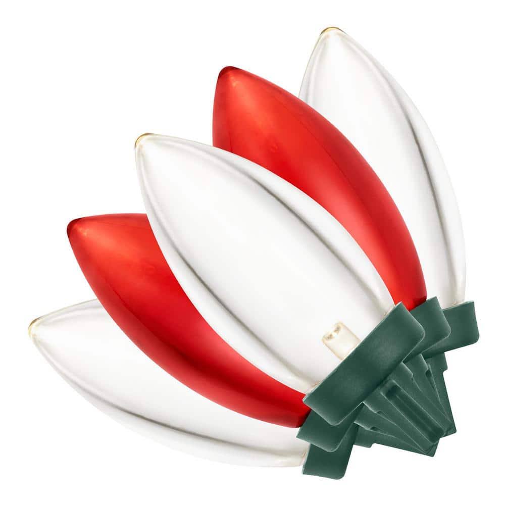 Home Accents Holiday Red and Warm White C9 LED Lights - Product image 1